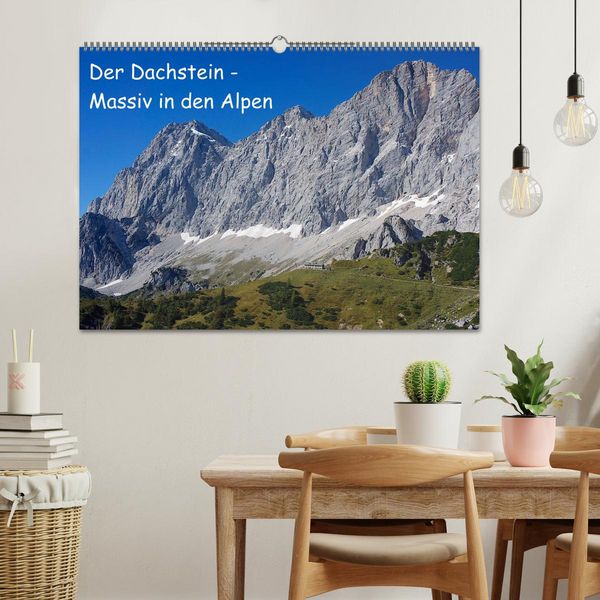 Produktbild: Der Dachstein - Massiv in den Alpen (Wandkalender 2026 DIN A2 quer), CALVENDO Monatskalender