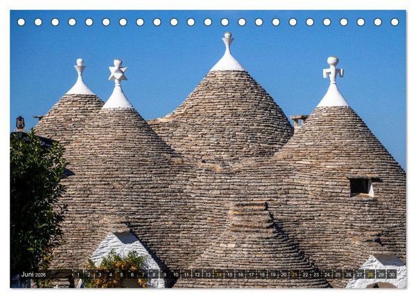 Produktbild: Apulien &ndash; Impressionen vom S&uuml;dosten Italiens (Tischkalender 2026 DIN A5 quer), CALVENDO Monatskalender