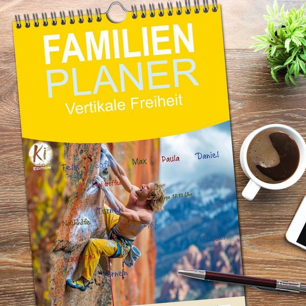Produktbild: Familienplaner 2026 - Vertikale Freiheit mit 5 Spalten (Wandkalender, 21 x 45 cm) CALVENDO