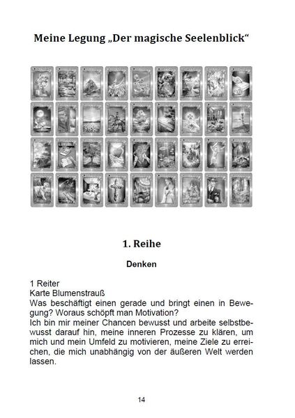 Produktbild: Der magische Seelenblick mit den Lenormandkarten