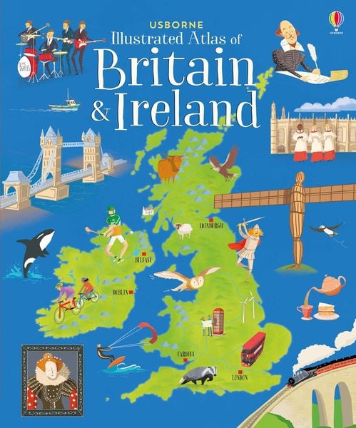Produktbild: Reid, S: Usborne Illustrated Atlas of Britain and Ireland