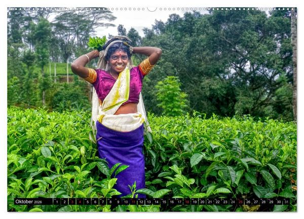 Produktbild: Sri Lanka 2026 &ndash; Exotische Welt (hochwertiger Premium Wandkalender 2026 DIN A2 quer), Kunstdruck in Hochglanz