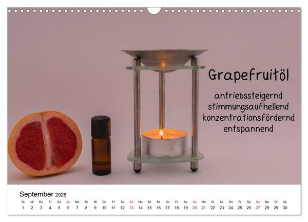 Produktbild: Aromatherapie - D&uuml;fte f&uuml;r die Seele (Wandkalender 2026 DIN A3 quer), CALVENDO Monatskalender