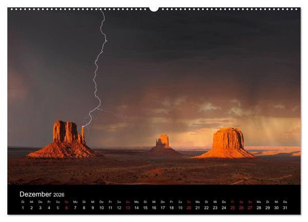 Produktbild: USA - Der Wilde Westen (hochwertiger Premium Wandkalender 2026 DIN A2 quer), Kunstdruck in Hochglanz