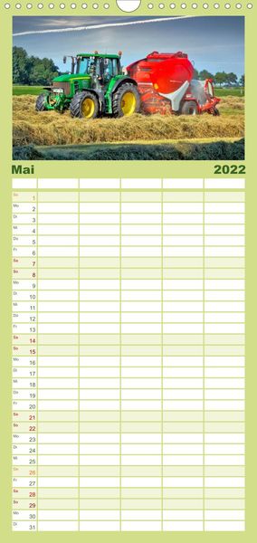 Produktbild: Familienplaner Landwirtschaft - die Zukunft ist digital (Wandkalender 2022 , 21 cm x 45 cm, hoch)