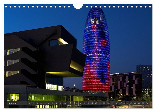 Produktbild: Barcelona Impressionen (Wandkalender 2026 DIN A4 quer), CALVENDO Monatskalender