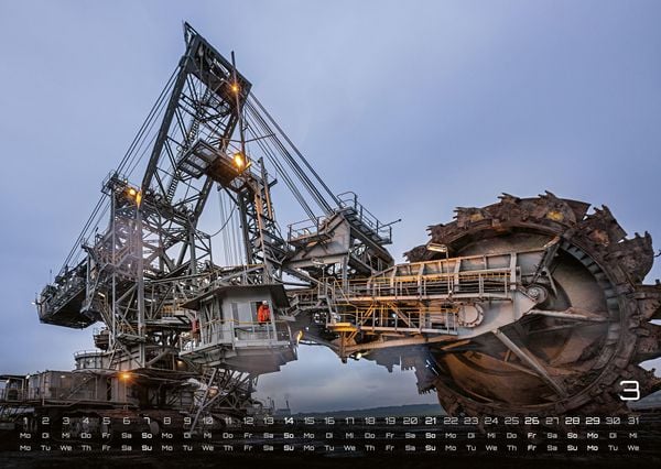 Produktbild: Baumaschinen - gigantische Bauhelfer - 2027 - Kalender DIN A3