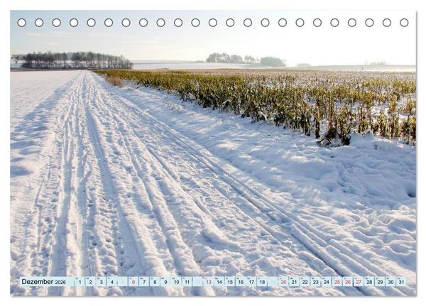 Produktbild: Unterwegs auf einsamen Wegen (Tischkalender 2026 DIN A5 quer), CALVENDO Monatskalender