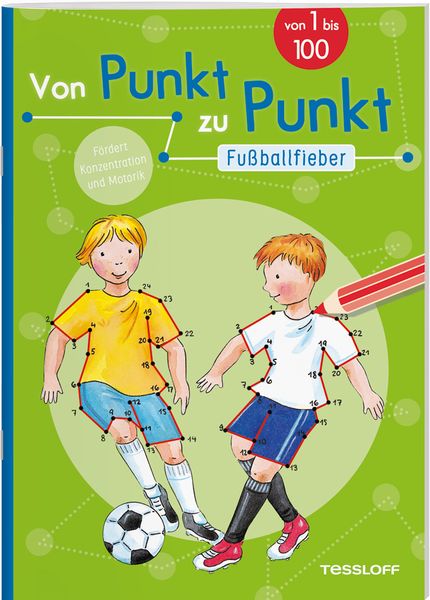 Von Punkt zu Punkt. Fußballfieber, Taschenbuch von Corina Beurenmeister, Tessloff Verlag Ragnar Tessloff GmbH & Co. KG, 978-3-7886-4484-0