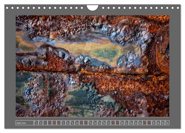 Produktbild: Rost - &Auml;sthetik der Verg&auml;nglichkeit (Wandkalender 2026 DIN A4 quer), CALVENDO Monatskalender