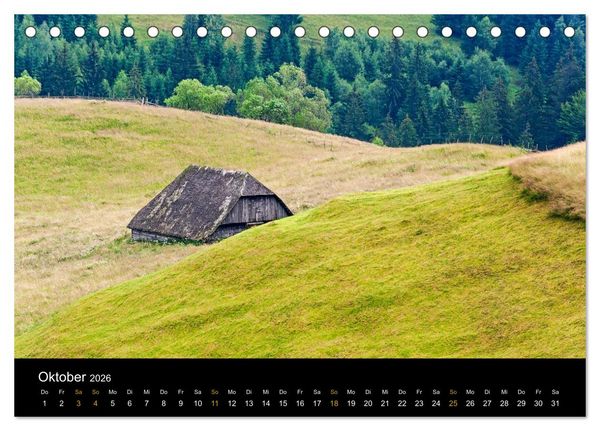 Produktbild: Siebenb&uuml;rgen &ndash; Die malerischsten Bauernh&auml;user (Tischkalender 2026 DIN A5 quer), CALVENDO Monatskalender