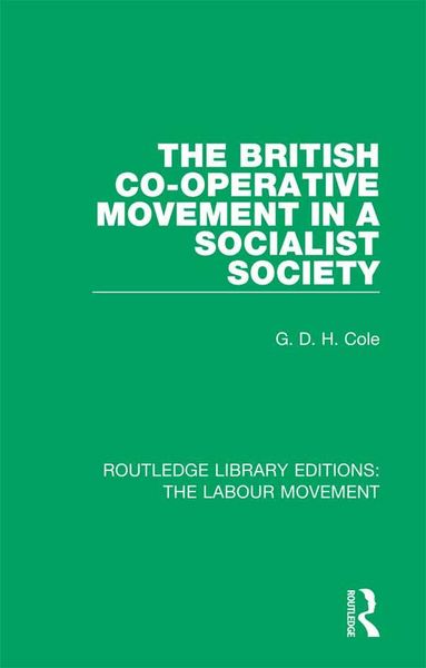 Produktbild: The British Co-operative Movement in a Socialist Society