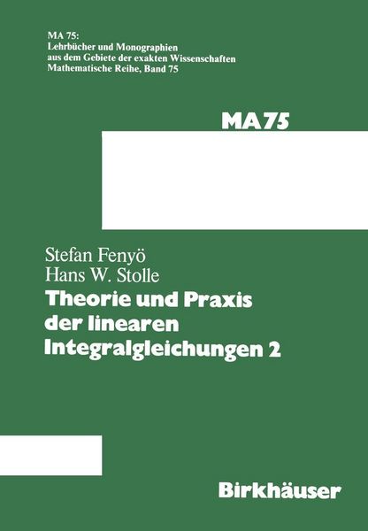 Produktbild: Theorie und Praxis der linearen Integralgleichungen 2