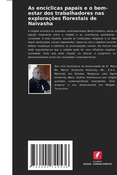 Produktbild: As enc&iacute;clicas papais e o bem-estar dos trabalhadores nas explora&ccedil;&otilde;es florestais de Naivasha