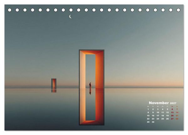 Produktbild: Die Essenz der leisen Formen (Tischkalender 2027 DIN A5 quer), CALVENDO Monatskalender