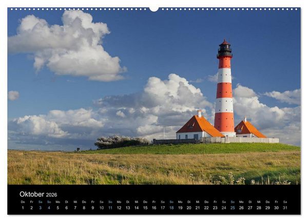 Produktbild: Leuchtt&uuml;rme in aller Welt 2026 (Wandkalender 2026 DIN A2 quer), CALVENDO Monatskalender