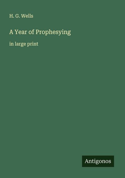 Produktbild: A Year of Prophesying
