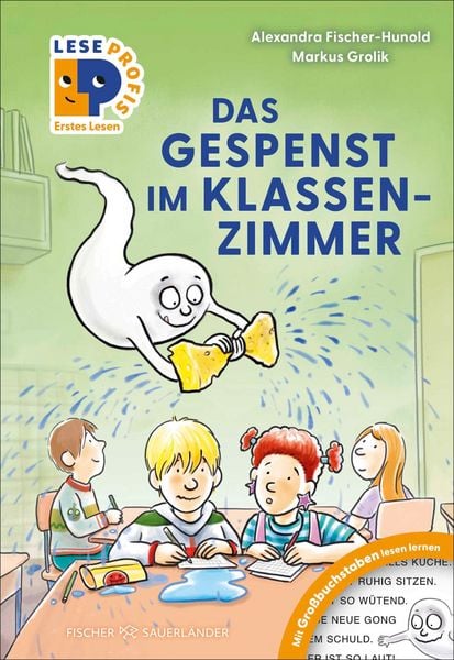 Produktbild: Leseprofis &ndash; Gro&szlig;buchstaben: Das Gespenst im Klassenzimmer, Erstes Lesen
