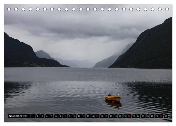 Produktbild: Norwegen - Im Land der Sagen, Mythen und Trolle (Tischkalender 2026 DIN A5 quer), CALVENDO Monatskalender