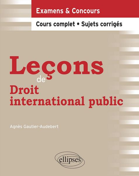 Produktbild: Le&ccedil;ons de Droit international public