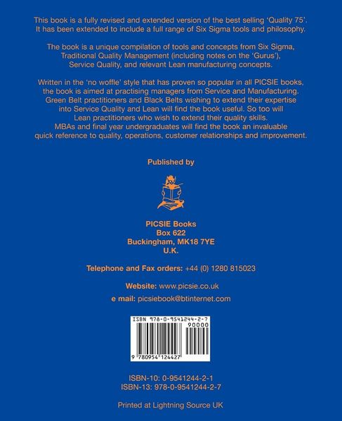 Produktbild: Six SIGMA and the Quality Toolbox