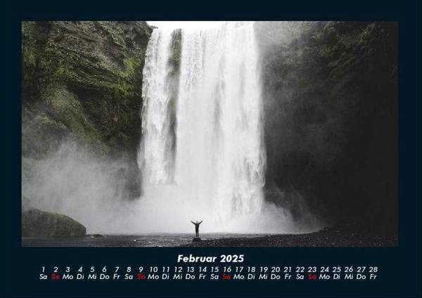 Produktbild: Wasserf&auml;lle 2025 Fotokalender DIN A4