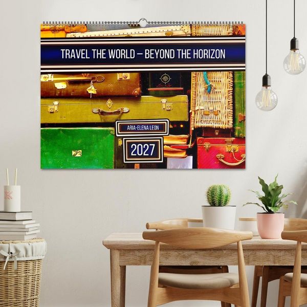 Produktbild: Travel the World &ndash; Beyond the Horizon (Wall Calendar 2027 DIN A2 landscape), CALVENDO 12 Month Wall Calendar