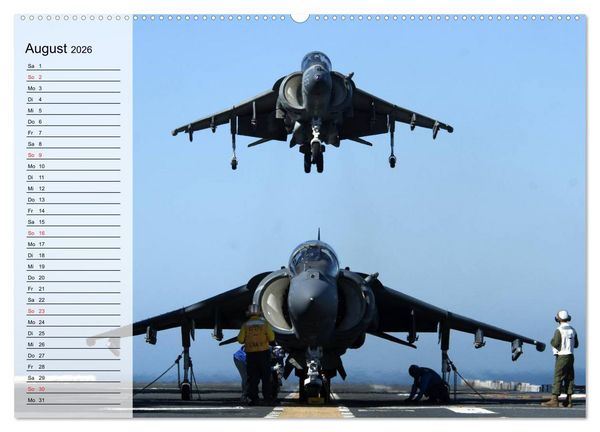 Produktbild: Kriegstechnik. Kampfjet-Impressionen (Wandkalender 2026 DIN A2 quer), CALVENDO Monatskalender