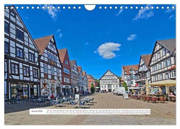 Produktbild: Bad Oeynhausen - Von Rinteln bis Porta Westfalica (Wandkalender 2026 DIN A4 quer), CALVENDO Monatskalender