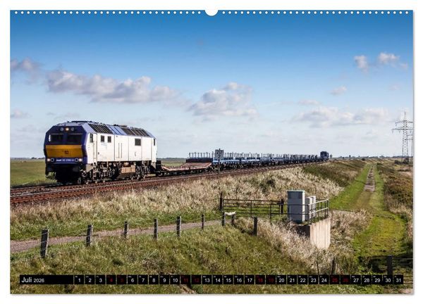 Produktbild: Die Marschbahn (hochwertiger Premium Wandkalender 2026 DIN A2 quer), Kunstdruck in Hochglanz