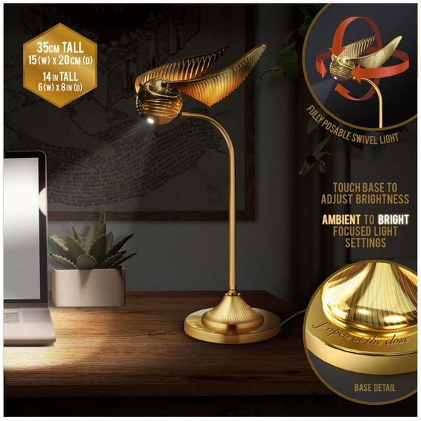 Golden Snitch Posable Desk Lamp