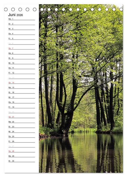 Produktbild: Land Brandenburg im Wechsel der Jahreszeiten (Tischkalender 2026 DIN A5 hoch), CALVENDO Monatskalender