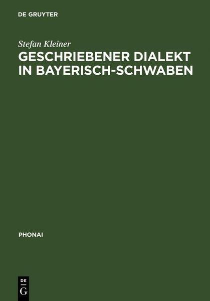 Produktbild: Geschriebener Dialekt in Bayerisch-Schwaben