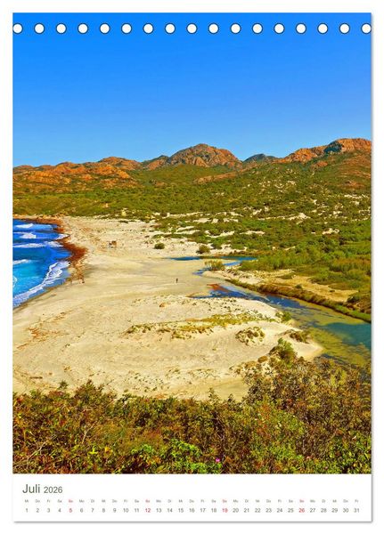Produktbild: Outdoor auf Korsika - Wanderparadies im Mittelmeer (Tischkalender 2026 DIN A5 hoch), CALVENDO Monatskalender