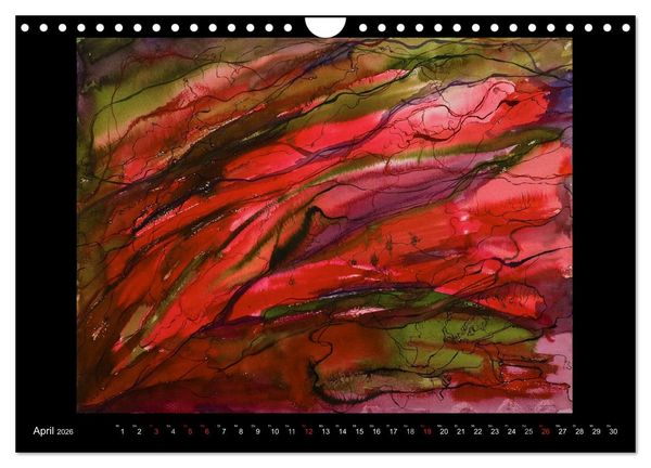 Produktbild: Feinste Aquarelle (Wandkalender 2026 DIN A4 quer), CALVENDO Monatskalender
