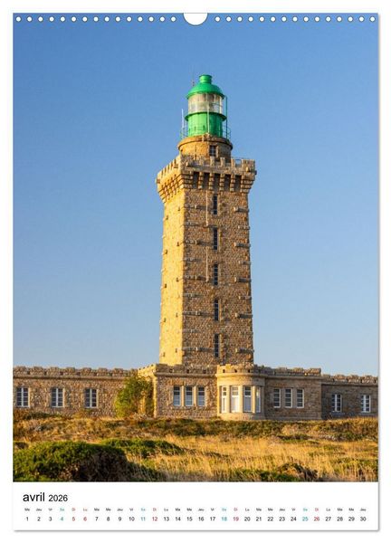 Produktbild: Phares Bretons Gardiens de la c&ocirc;te bretonne (Calendrier mural 2026 DIN A3 horizontal), CALVENDO calendrier mensuel