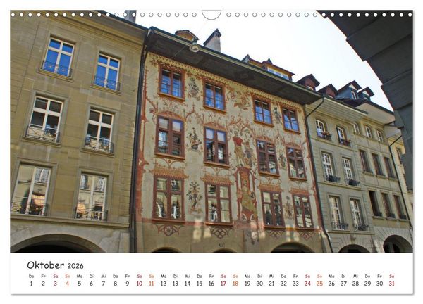 Produktbild: Bern... / Sehen und Erleben / Fotografischer Stadtrundgang (Wandkalender 2026 DIN A3 quer), CALVENDO Monatskalender