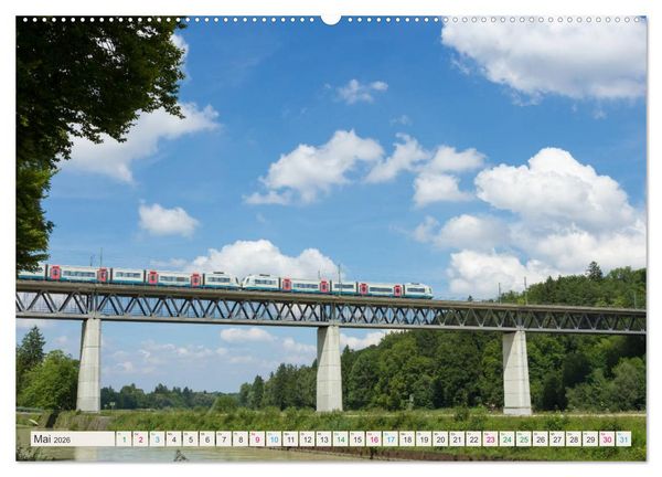 Produktbild: Br&uuml;cken im deutschsprachigen Raum (hochwertiger Premium Wandkalender 2026 DIN A2 quer), Kunstdruck in Hochglanz