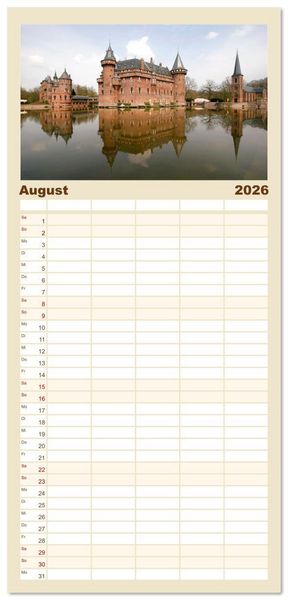 Produktbild: Familienplaner 2026 - Die ganze Vielfalt der Niederlande mit 5 Spalten (Wandkalender, 21 x 45 cm) CALVENDO