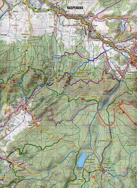Produktbild: Wanderkarte Tschechien Jizerske hory, Frydlantsko 1 : 40 00