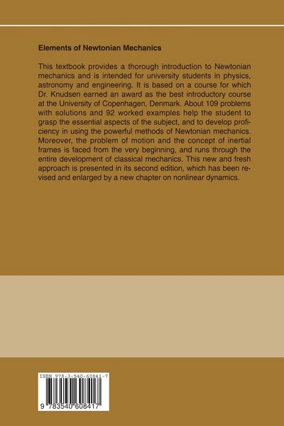 Produktbild: Elements of Newtonian Mechanics