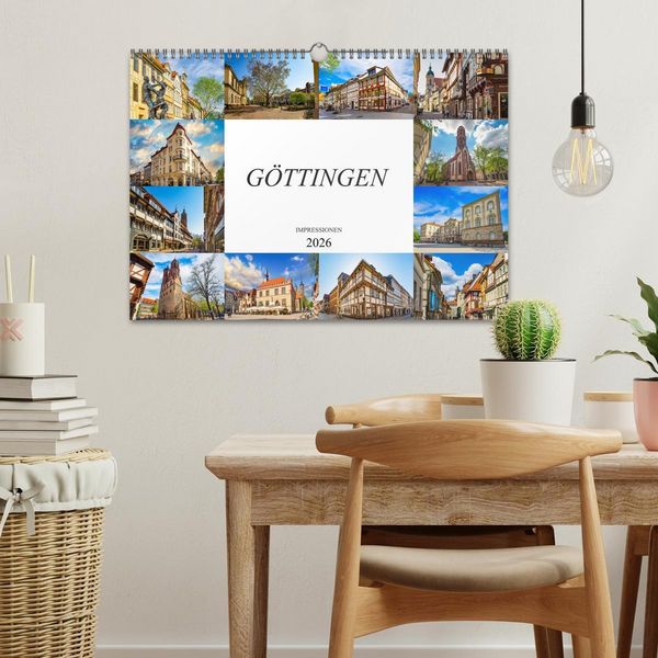 Produktbild: G&ouml;ttingen Impressionen (Wandkalender 2026 DIN A3 quer), CALVENDO Monatskalender