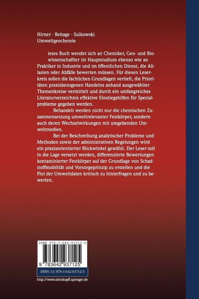 Produktbild: Umweltgeochemie