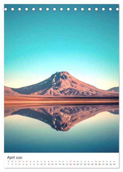Produktbild: Chile - Ein unentdecktes Paradies. (Tischkalender 2026 DIN A5 hoch), CALVENDO Monatskalender