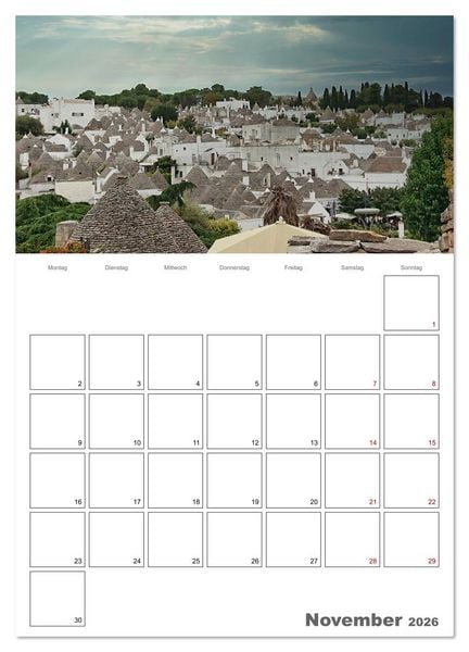 Produktbild: Faszinierendes Apulien (Wandkalender 2026 DIN A3 hoch), CALVENDO Monatskalender