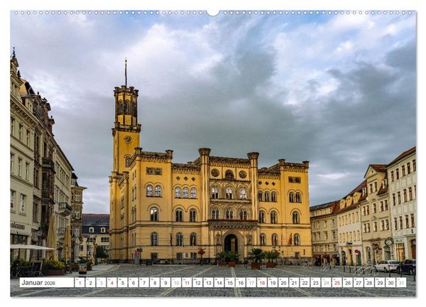 Produktbild: Die deutschen Bundesl&auml;nder - Sachsen (Wandkalender 2026 DIN A2 quer), CALVENDO Monatskalender