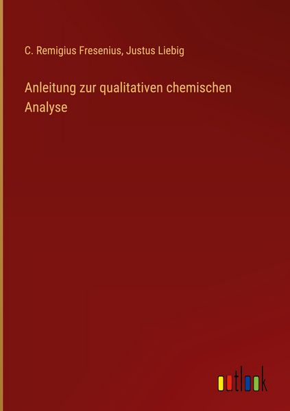 Produktbild: Anleitung zur qualitativen chemischen Analyse