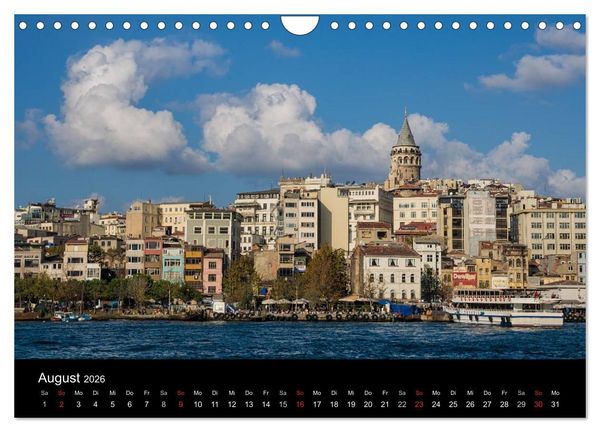 Produktbild: Unterwegs in Istanbul (Wandkalender 2026 DIN A4 quer), CALVENDO Monatskalender
