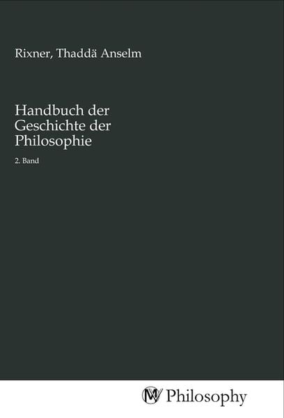 Produktbild: Handbuch der Geschichte der Philosophie