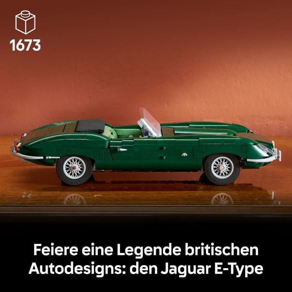 Produktbild: LEGO Icons Jaguar E-Type Modellauto f&uuml;r Erwachsene 11381